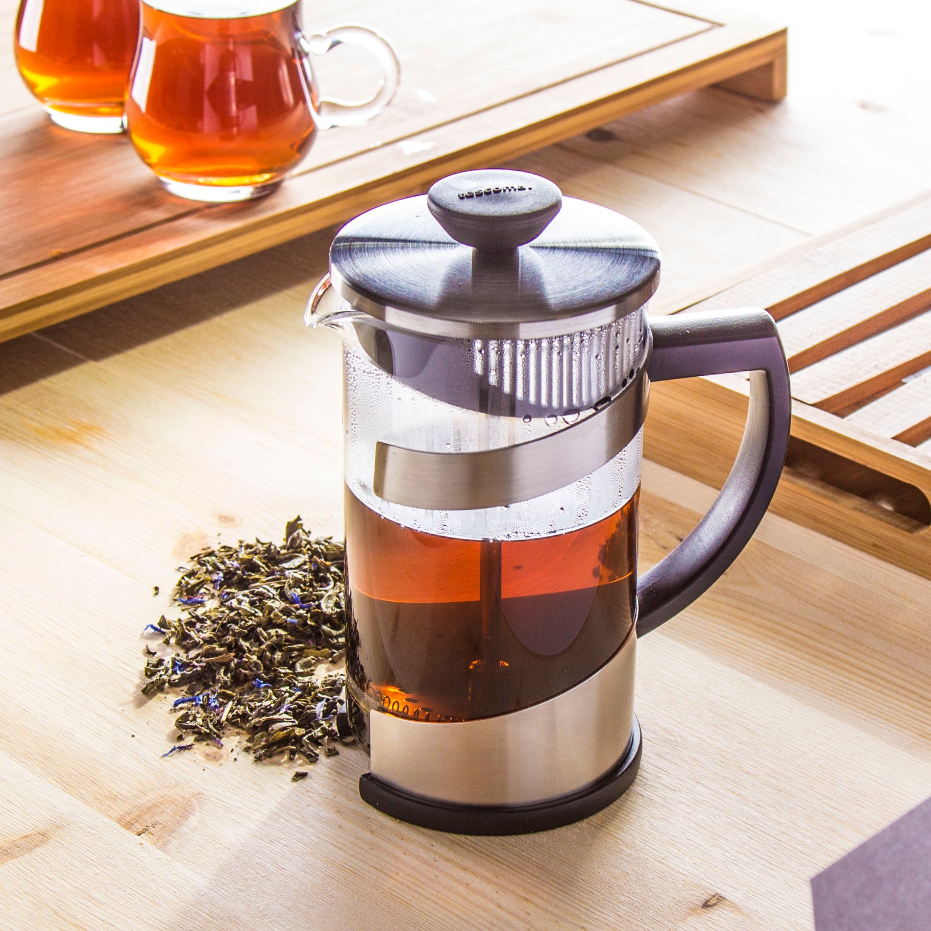 TESCOMA Teo 0,6 l - french press - skleněná konvice na čaj a kávu ...