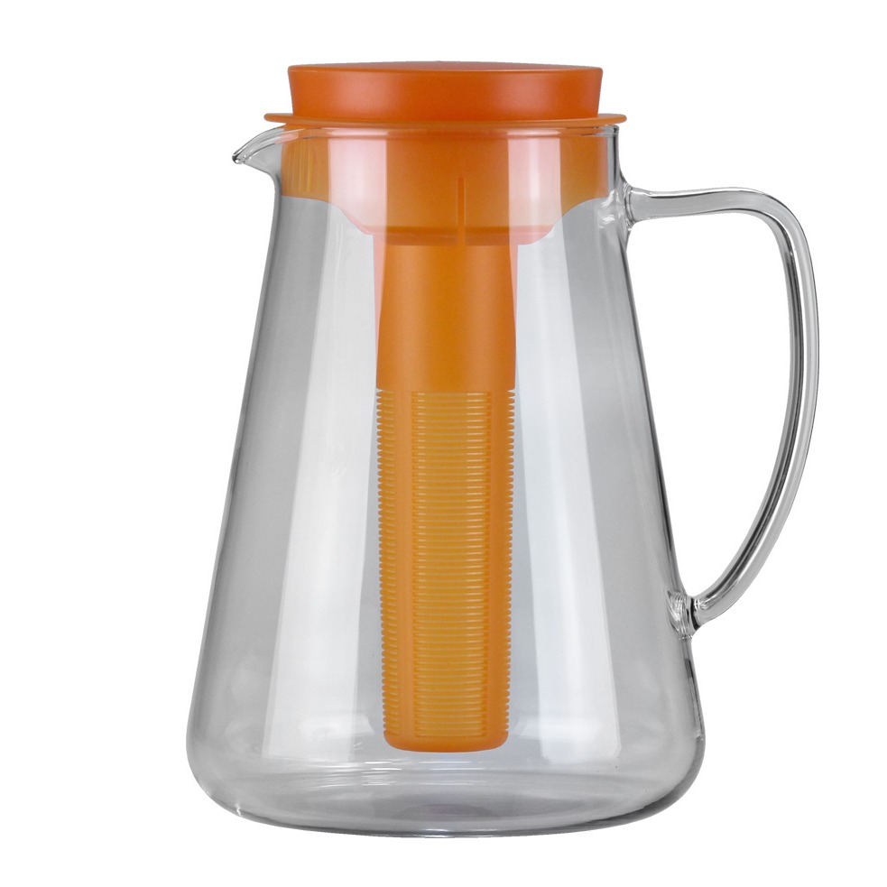 TESCOMA Teo 2,5 l oranžový - skleněný džbán na vodu a nápoje s chladící ...