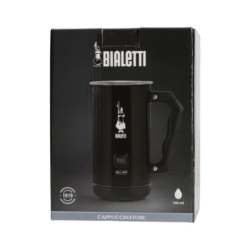 BIALETTI Bianco Milk Frother MKF02 0,3 l černý nerezový, elektrický