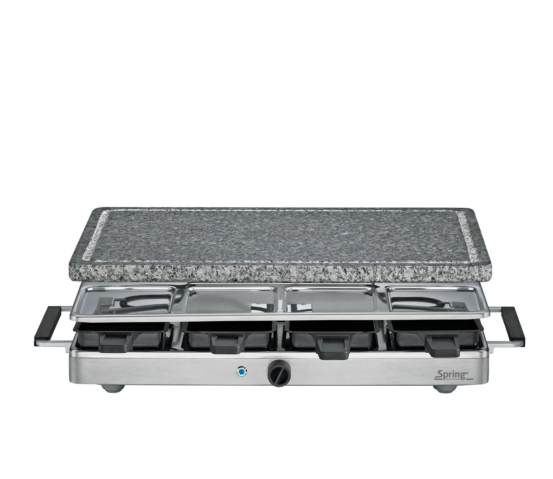 SPRING Raclette Classic 1200 W - elektrický stolní gril s granitovým ...
