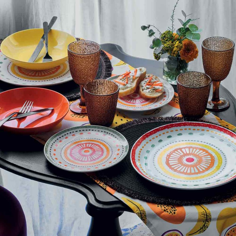 Vajilla Navidad Tognana Palm Beach Vajilla De 18 Piezas